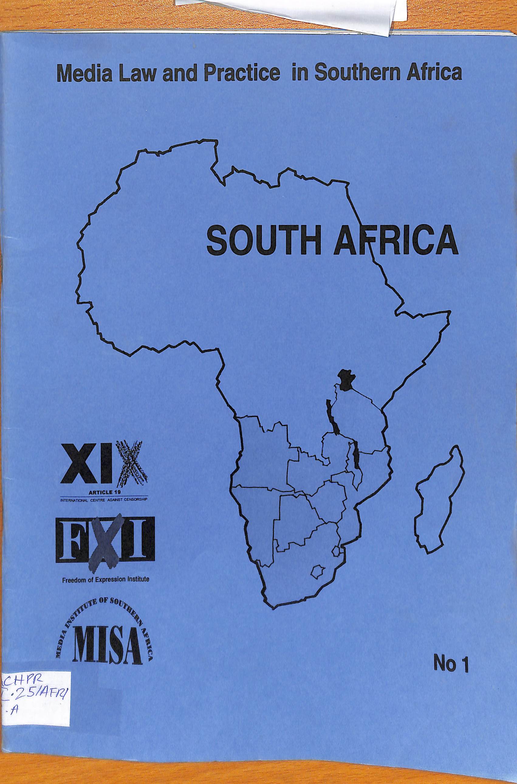 Media law and practice in southern Africa: South Africa