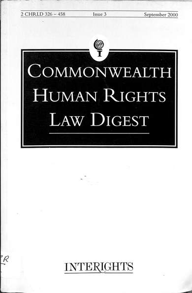 Commonwealth human rights law digest