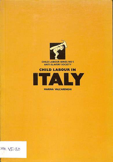 Child labour in Italy: A general review