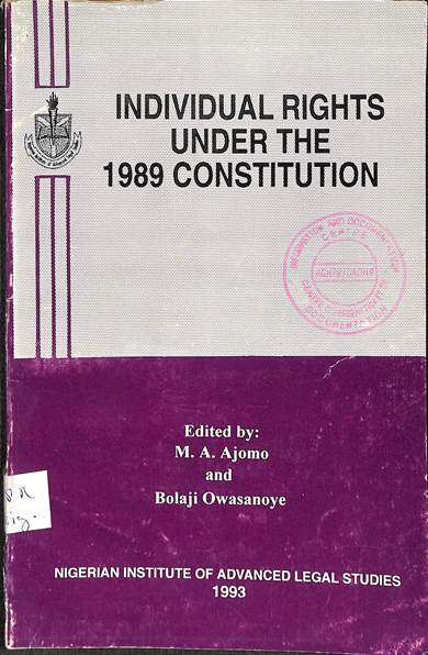 Individual rights under the 1989 constitution