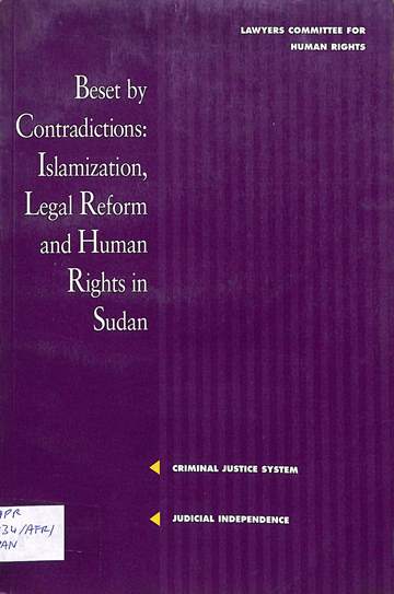 Beset by contradictions: islamization, legal reform and human rights in Sudan