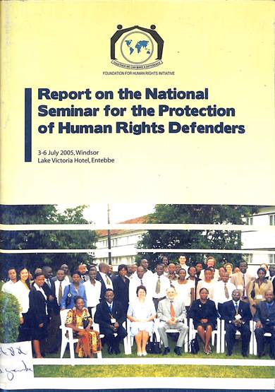 Report on the national seminar for the protection of human rights defenders