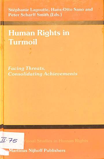 Human rights in turmoil: Facing threats, consolidating achievements