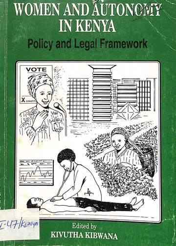 Women and autonomy in Kenya: Policy and legal framework