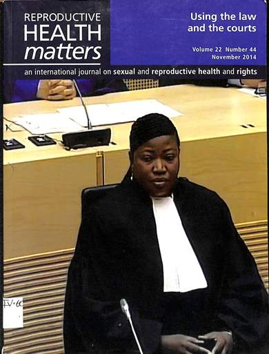 Reproductive health matters: Using the law and the courts