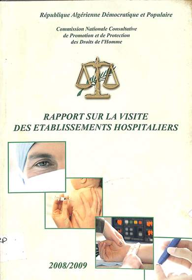 Rapport sur la visite des etablissements hospitaliers