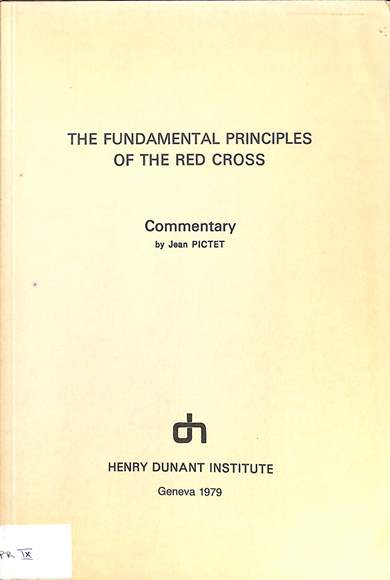 The fundamental principles of the Red Cross