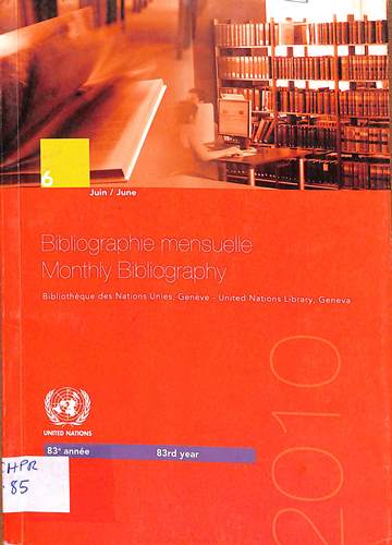 Bibliographie mensuelle Septembre 2010