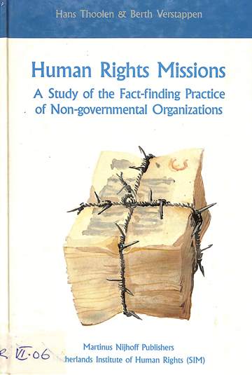 Human rights missions: A study of the fact-finding practice of non-governmental organizations