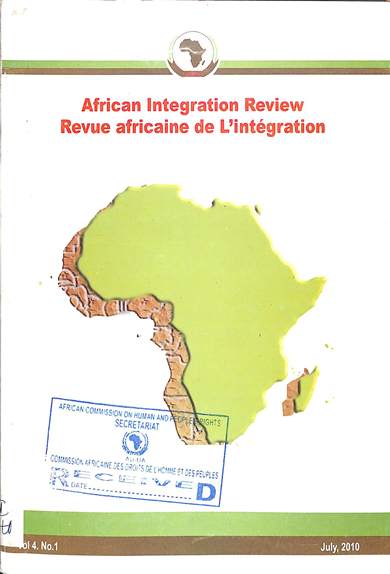 African integration review = Revue africaine de l'integration