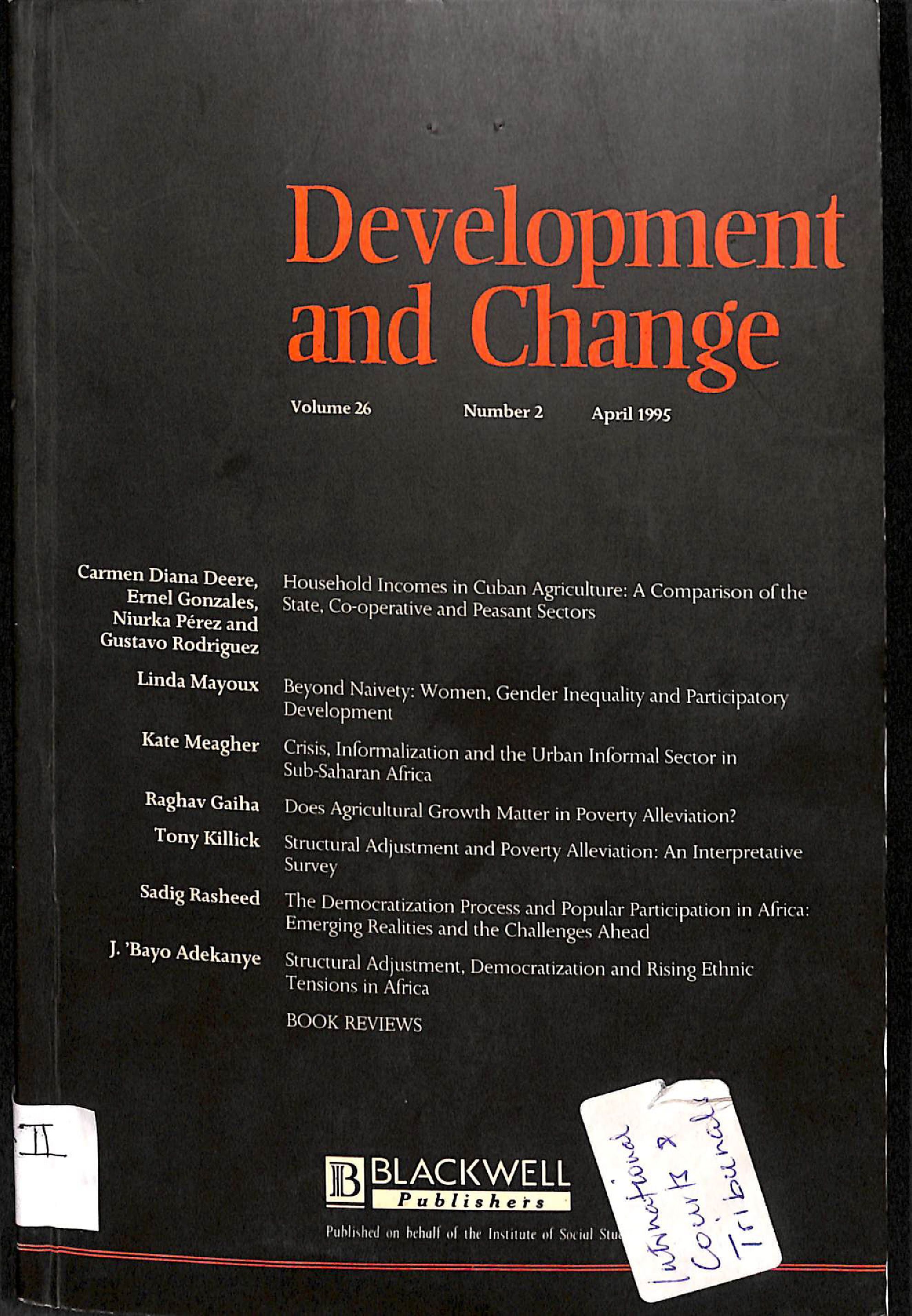 Development and changes 
