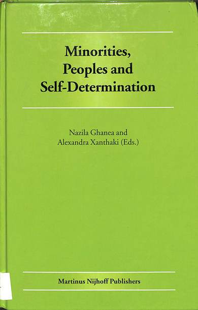 Minorities, peoples and self-determination