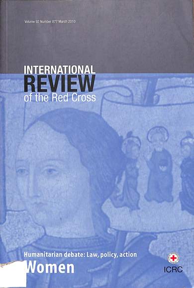 International review of the Red Cross humanitarian debate: Law, policy, action: Women 